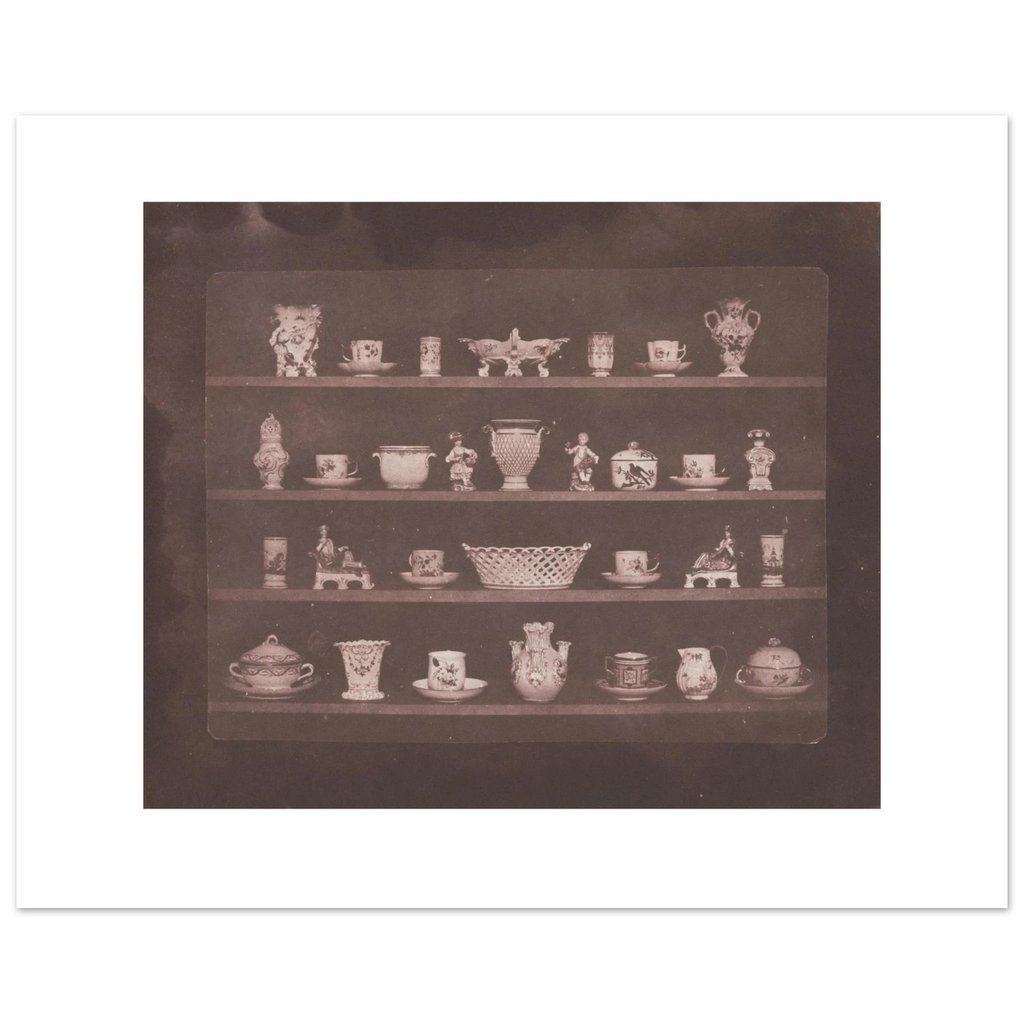 The 50 x 40 cm sheet lying flat, Articles of China enlarged 2.1 times with white margins