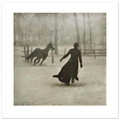 The 30 × 30 cm giclée print of the Thiollier photograph, unframed, white border, on 200 gsm fine art paper