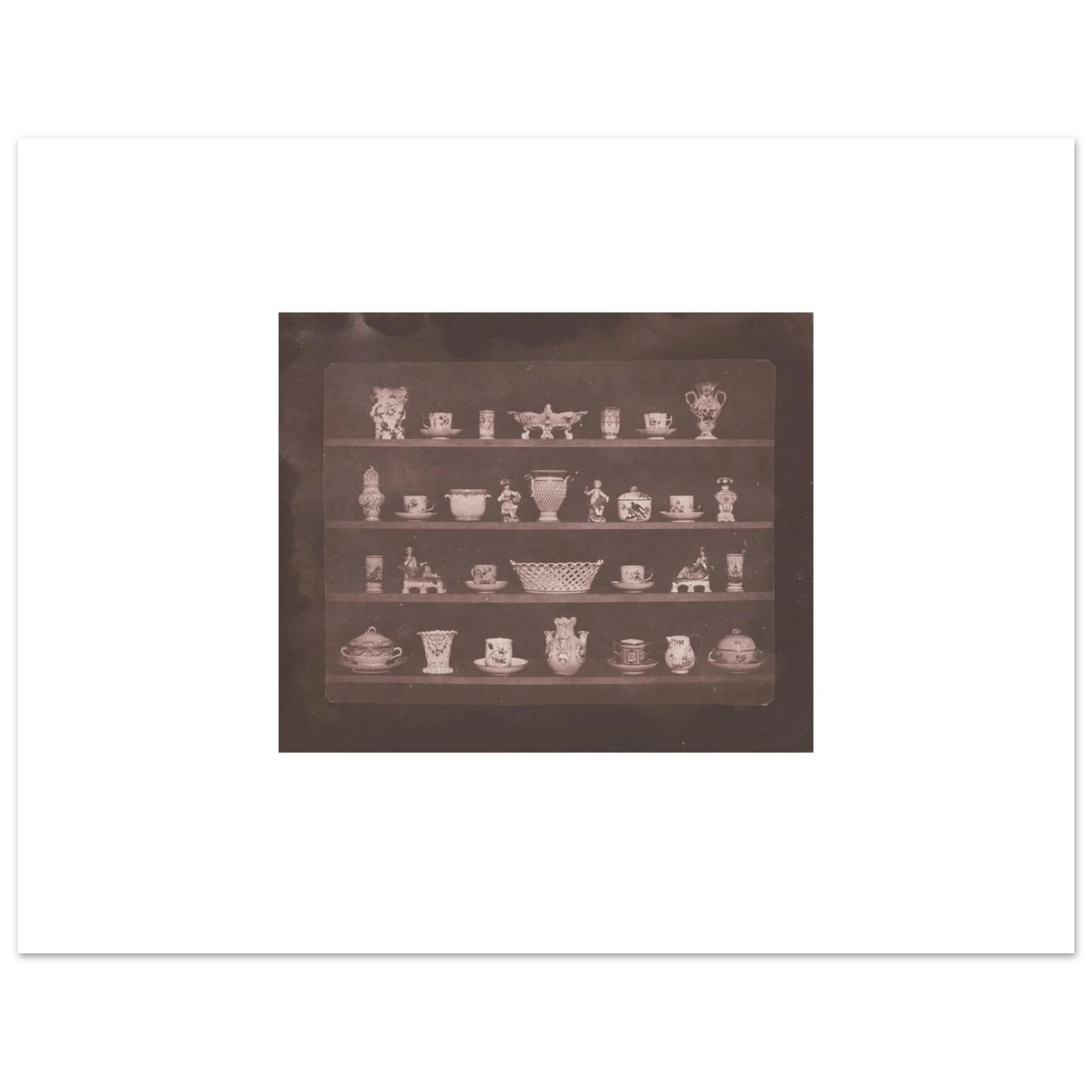 The 35 x 27 cm sheet lying flat, Articles of China printed at original size with wide white margins
