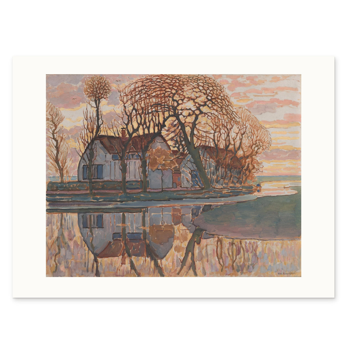 The 80 × 60 cm sheet flat, showing the white border as printed