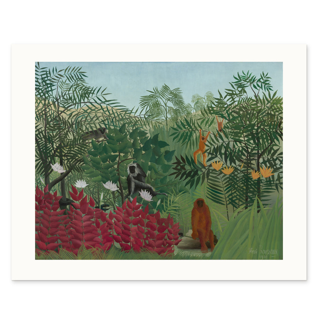 The 50 × 40 cm sheet flat, with its white border