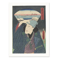 The 30 × 40 cm sheet, unframed, showing the white border