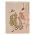 Suzuki Harunobu, A Folding Fan: Clear Day, 1765 — colour woodblock print, Art Institute of Chicago